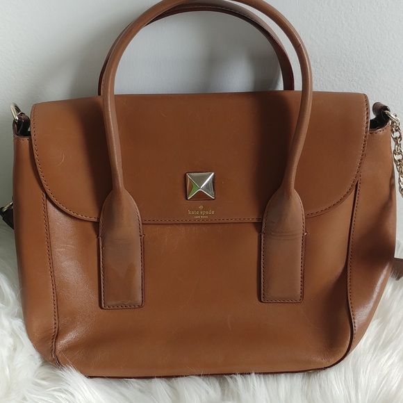 kate spade Bags Camel Colored Kate Spade Leather Handbag Poshmark